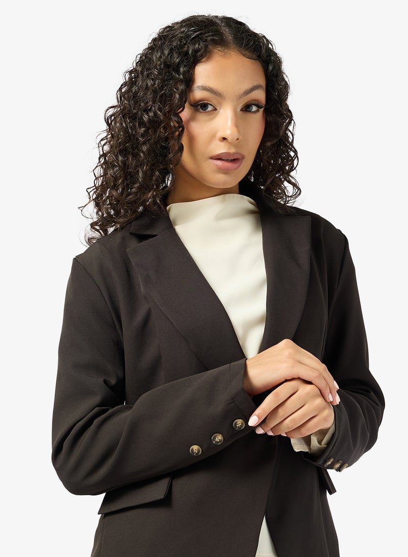 Ginger Structured Longline Blazer - Image 3